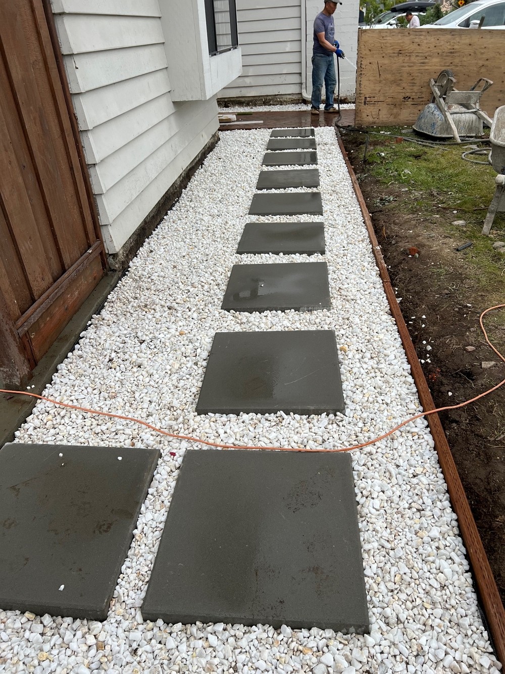 旧金山湾区园林装修 建造围墙，走道停车场免费报价-图1