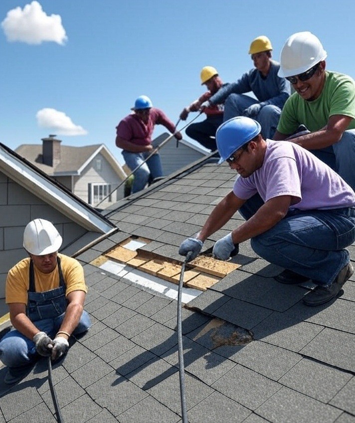 房子旧了屋顶漏雨，屋面部分下陷. 如何选择合适的屋顶维修公司和师傅来修复屋顶？