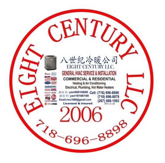 费城八世纪冷暖公司 Eight Century Heating & Cooling Philadelphia (HVAC) 住家和商业冷暖设备维修安装