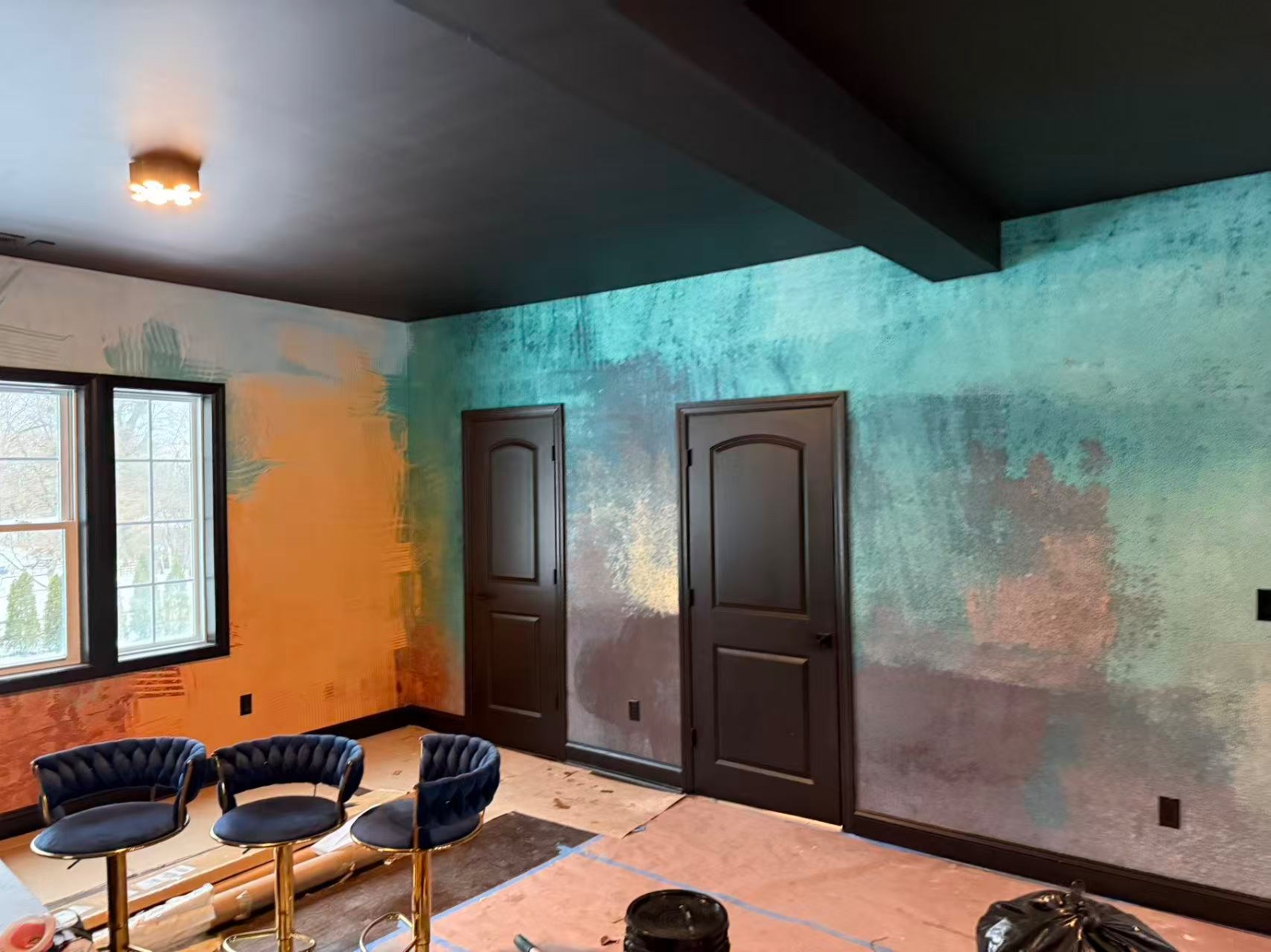 专业 无缝墙布 壁布 壁画 墙纸工艺漆 艺术墙施工