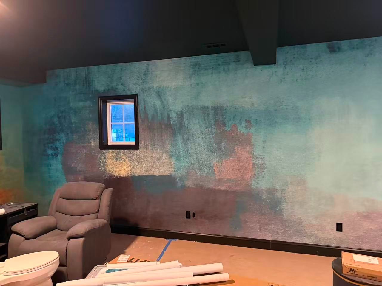 专业特效室内装修 无缝墙布 壁布壁画 墙纸工艺漆 艺术墙施工 广东江门品艺装修公司