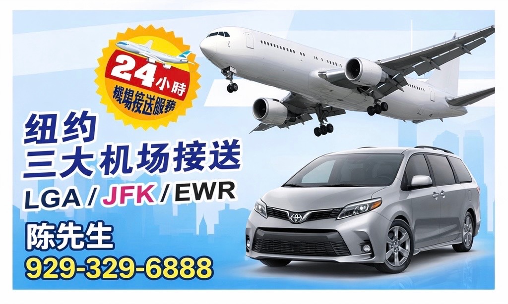 新泽西JFK/LGA接送