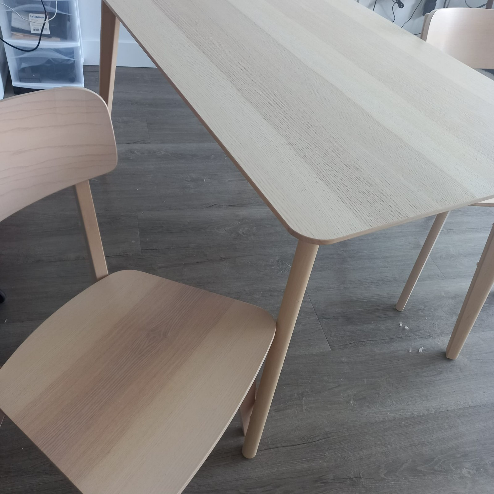 宜家 飯台 帶2椅子