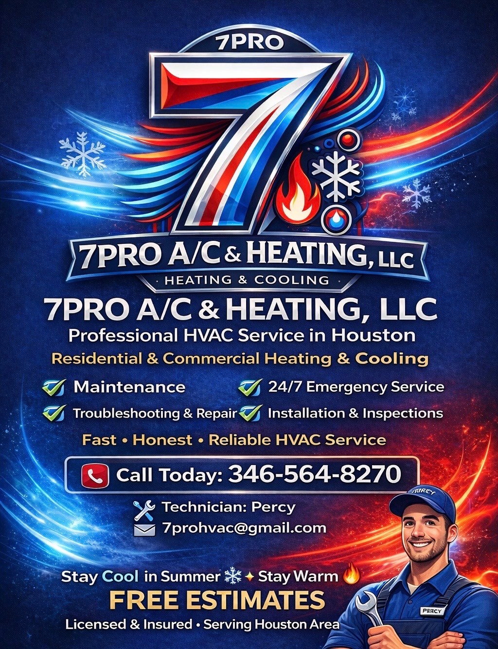 空调维修🧰➕冷媒，免费检查，政府执照🪪保险