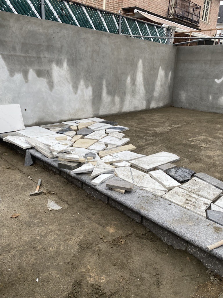 纽约房屋石材装饰加建 庭院装修 制作石头台阶-图16